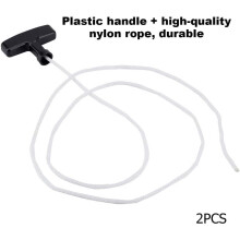Starter Rope Pull Cord for Outdoor Equipment, Heavy-Duty Nylon Pull Cord Kit Compatible with Honda GX160 GX270 GX340, Shock Absorption Recoil Starter