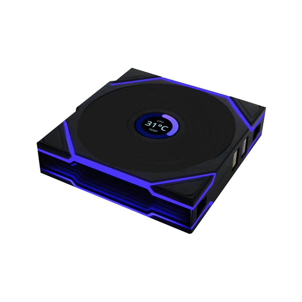 Lian Li Uni Fan Tl Wireless Lcd 120 Fan Computer Case 120Mm Fan (Black) No Controller Black 4854110101234