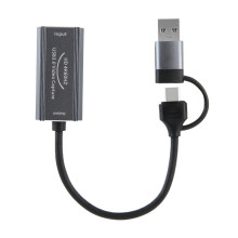 4K-Videoinspelningskort Typ C+USB Till HDTV-Videoinspelning för Spelkamera, Kamerainspelning, Livestreaming