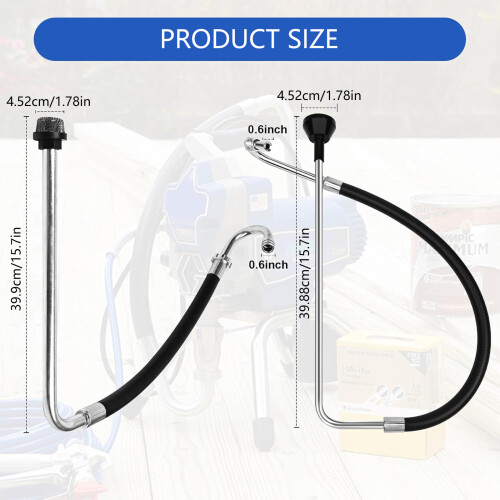 Sprayer Hose Replacements Kit With Return Line For Airless Paint 2