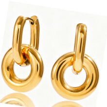 Minimalists Hoops Sturdy Metal Jewelry For Women Gift-JDE0108012