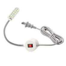 Multifunctional LED Desk Lamp with Magnetic Base, High Brightness Energy-Saving LED Lamp for Sewing Machine Tool Workstation, Flexible Gooseneck 360-D