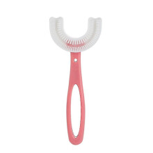 (As show, One size) 2-12 Years Kid Toothbrush Teeth Silicone U-shaped Brushing