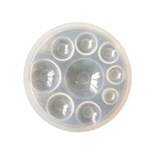 Silicone Handmade Mold Pendant Molds Crafting-9 half balls