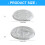 Round Embossed Serving Dish Flexible Food Safe Materials-5301 3