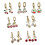 Practical Cherry Dangle Earrings Pendant Earrings Copper-D 2