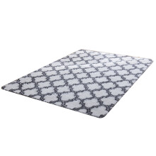Tapis shaggy en fausse fourrure de luxe, doux et moelleux, idéal pour la chambre et le salon. Facile à nettoyer grâce à son envers antidérapant