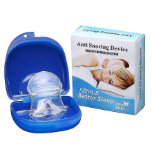 (As show, One size) Tongue Anti Snoring Medical Silicone Anti Snore Device Apnea Aid Tongue Retainer