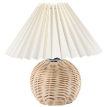 Lampa Boird le Dearadh Pleatáilte, Lampa Boird Fabraice Seanré Galántachta Solas Bog agus Te le haghaidh Maisiúcháin Oifige Seomra Leapa, Seomra