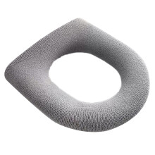 Scalda sedile per WC, copri sedile WC morbido ad alta elasticità, universale, adatto alla maggior parte dei sedili WC, design migliorato con