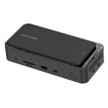 WAVLINK USB C 13-in-1 Docking Station Triple 4K@60Hz Display M.2 PCIe/SATA SSD Enclosure for Professionals and Gamers AU Plug