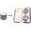 96 Disc Capacity CD Case Portable CD Organizer Wallet, Hard Plastic, Protective DVD Storage, Purple 5