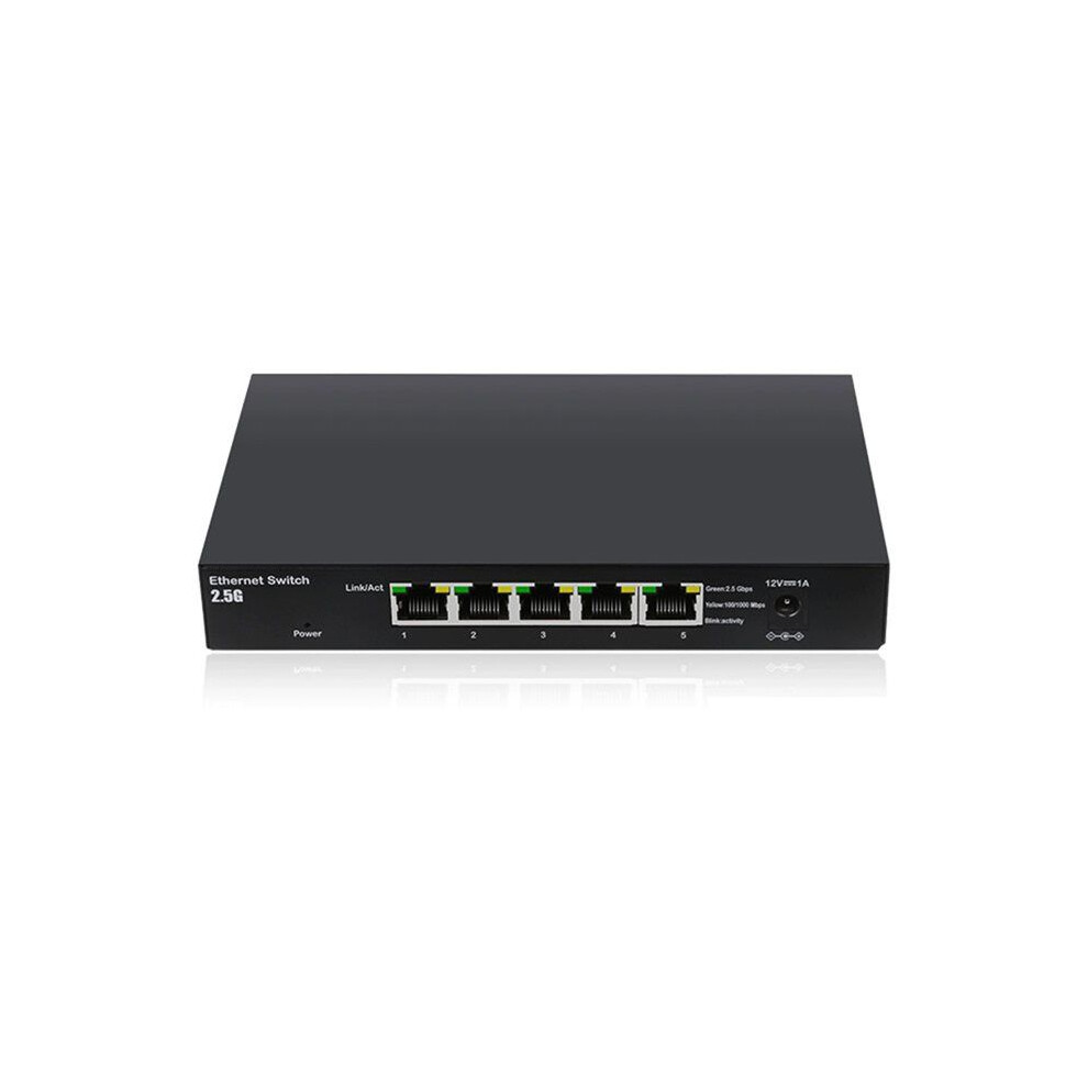 5-Ports 2.5G Unmanaged Ethernet Switch Auto-Negotiation Rj45 Ports All Port Auto Mdi/Mdix Eu Plug 4854110102880