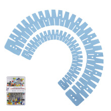 Multiple Directional Silicone Sewing Guide- Blue