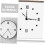 6 Sets Roman Numeral Clock Replacement Numbers Easy to Read DIY Wall Clock  Decor 5