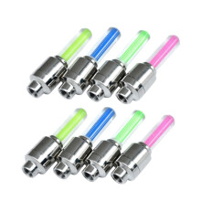 8pcs LED Bike Wheel Valve Stem Caps Rotating Flashing Lights for Bicycle Motorcycle Car Truck Night Safety Visibility