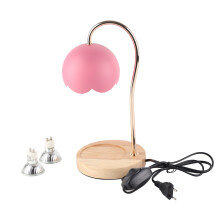 Elegante scaldacandele con paralume a forma di petalo, funzione timer, luminosità regolabile, ecologico e adatto a diversi stili di arredamento.