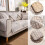 Κάλυμμα καναπέ πολλαπλών χρήσεων, VelvetSectionalCouchCover με αντιολισθητική λειτουργία, 6