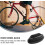 2pcs Bike Front Wheel Holder Riser Block for Road and Mountain Bikes - Adjustable Stabilizer for Secure Front Wheel Support 5