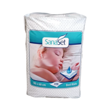 SanaSet Schutzmatte für Betten, 10 Stück pro Packung