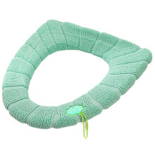 Tessuto in fibra elasticizzato e lavabile, copriwater aderente ad alta elasticità con materiale a maglia morbido e caldo, design avvolgente completo