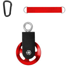 Fitness Cable Pulley Wheel 90mm Aluminum Pull Down Bar Pulley