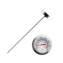 Oil Temperature Gauge With Long Probe Oil Temperature Detection Meter Glass Cover Auto Modification Accessories