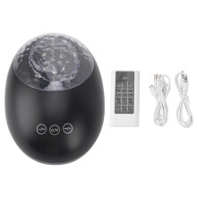 Sfeerverlichting Galaxy Projector, Nachtlampje met Automatische Uitschakeltimer, Bluetooth Muziek, Roterende Oceaan Golf- en Sterrenprojecties,