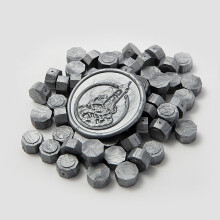 Voksseglperler til bryllupsinvitationer, retro metallisk farve glat overfladeharpiks og voksperler til kreativ gavedekoration
