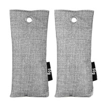 Shoe and Boxing Glove Deodorizer Bags with Activated Charcoal, Odor Eliminator 2 Pack 50g