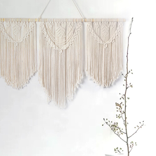Κομψό διακοσμητικό τέχνης σε στυλ Μποέμ, Boho Chic, με γεωμετρική διακόσμηση, Vintage 2