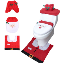 Ambiance festive et joyeuse, décoration de salle de bain unique sur le thème de Noël, décor idéal pour les espaces festifs
