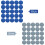 50 PCS Pool Queue Tipps Billard Queue Kopf 9MM / 2