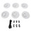 D-Ring-Patch-Kit aus Edelstahl, PVC-D-Ringe für 1