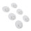 D-Ring-Patch-Kit aus Edelstahl, PVC-D-Ringe für 10