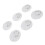 D-Ring-Patch-Kit aus Edelstahl, PVC-D-Ringe für 3