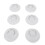 D-Ring-Patch-Kit aus Edelstahl, PVC-D-Ringe für 5