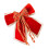 Velvety Fabric Bowknot Christmas Tree Decoration for-Red 1
