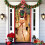 Bright New Year Door Cover Polyester Tapestry Quick Setups-A 4