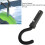 2pcs Pool Pole Hook for Robotic Pool Cleaner, Universal Skimmer Attachment Fits Telescopic Poles 2