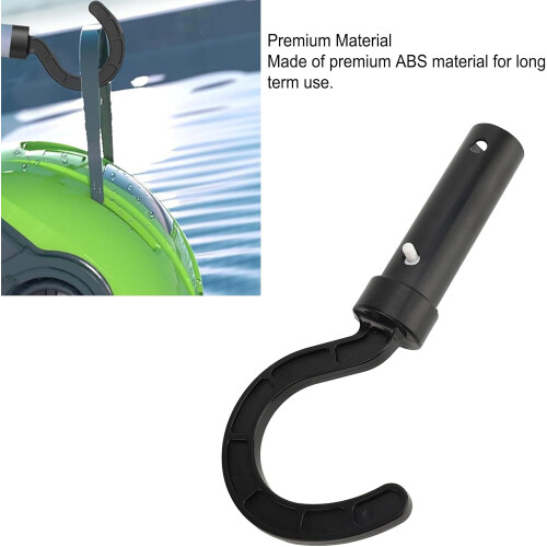 2pcs Pool Pole Hook for Robotic Pool Cleaner, Universal Skimmer Attachment Fits Telescopic Poles 1
