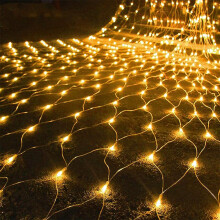 LED Net Lights for Window Displays, Outdoor Indoor Use Waterproof String Lights, Connectable 8 Modes Timer Function Mesh Fairy Lights for Christmas Ga