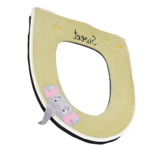 Zachte, comfortabele toiletbrilhoes, warm pluche, universele pasvorm voor gebruik in de winter, antislip, wasbaar en herbruikbaar, 37 x 42 cm