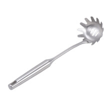 Stainless Steel Spaghetti Server with SlipResistant Prongs and Quick Drain Slots for Pasta