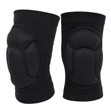 Warme Knieschoner für Damen und Herren, rutschfeste Kniepolster mit dicker Polsterung, leichte und atmungsaktive Kniebandage für Wintersport und
