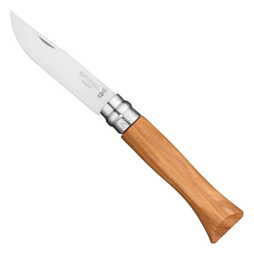 Opinel Opinel No. 6 Olive Classic Original Knife - 7cm Blade