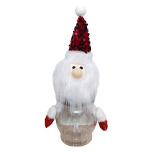Christmas Gift Storage Container With Glossy Finish-Red old man