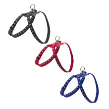 Nylon Harness Figure 8 Moon & Stars Black