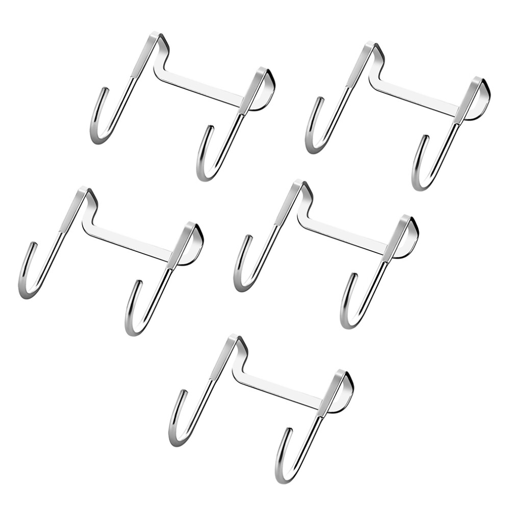 Innovative Shower Hook, Heavy Duty Multi Hanger For Wardrobe Doors, Space Saving 304 Stainless Steel Practical Design, Non-Slip No Punching Easy Insta 9454554984728