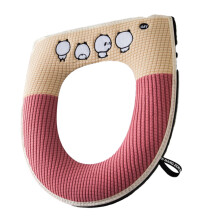Toiletbrilkussen met elastisch koord voor universele pasvorm, antislip, slijtvast, warm en comfortabel, handgemaakt door professionele kleermakers